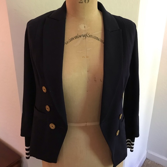 CAbi Gland Slam Nautical Blazer size 4 - Picture 3 of 5